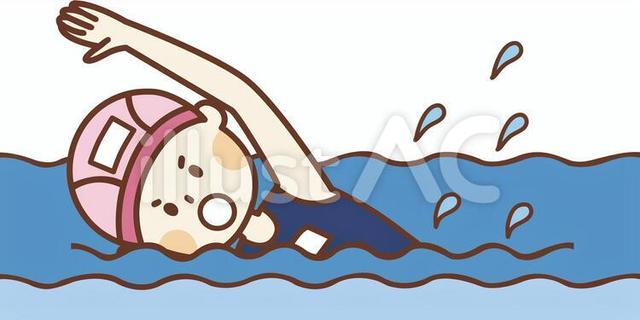 Free Vectors | Junior high school students in swimsuits participating ...