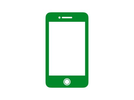 Silhouette Smart phone Mobile green, silhouette, smartphone, mobile, JPG, PNG and AI