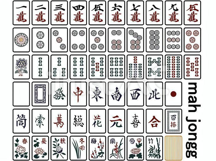 Mahjong set, brand, mahjong, set, JPG, PNG and AI
