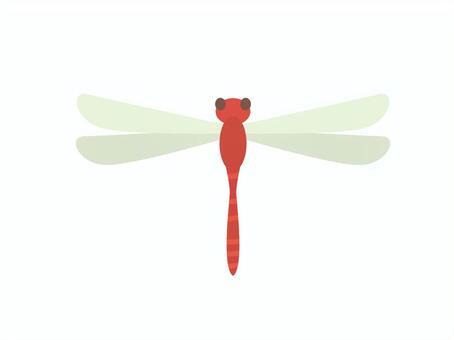 Dragonfly, dragonfly, red dragonfly, autumn, JPG, PNG and AI