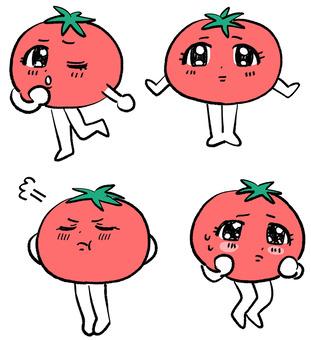 Tomatoes in various poses, tomato, vegetables, food, JPG, PNG and AI