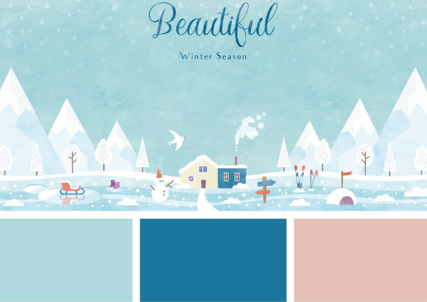 Winter Color Palettes: 26 Best Ideas for Digital Products