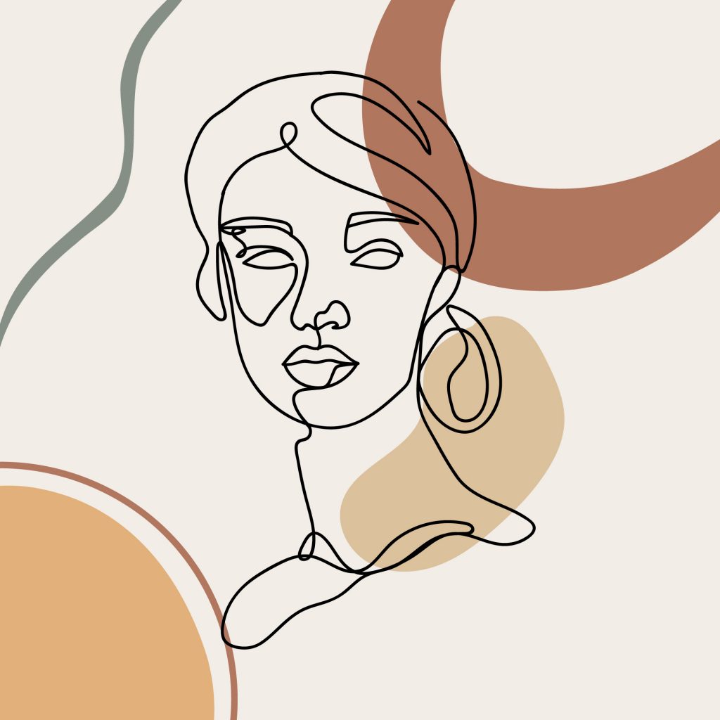 Woman line art: Techniques, Ideas and 10 Free Vectors to Download