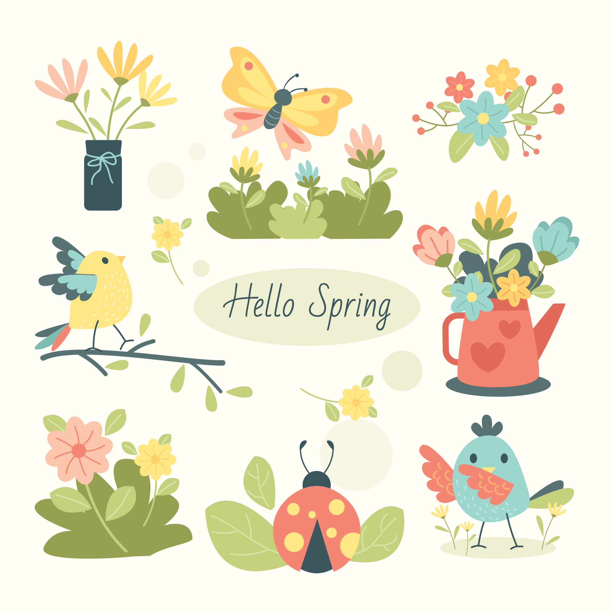 10+ Websites for Beautiful Spring Flowers Clipart