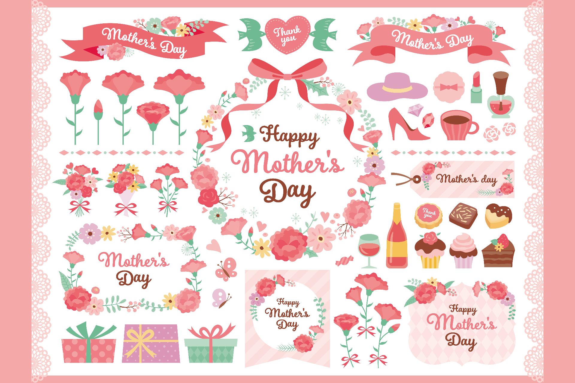 Best 10 Mother's Day Illustrations for Thank You Cards