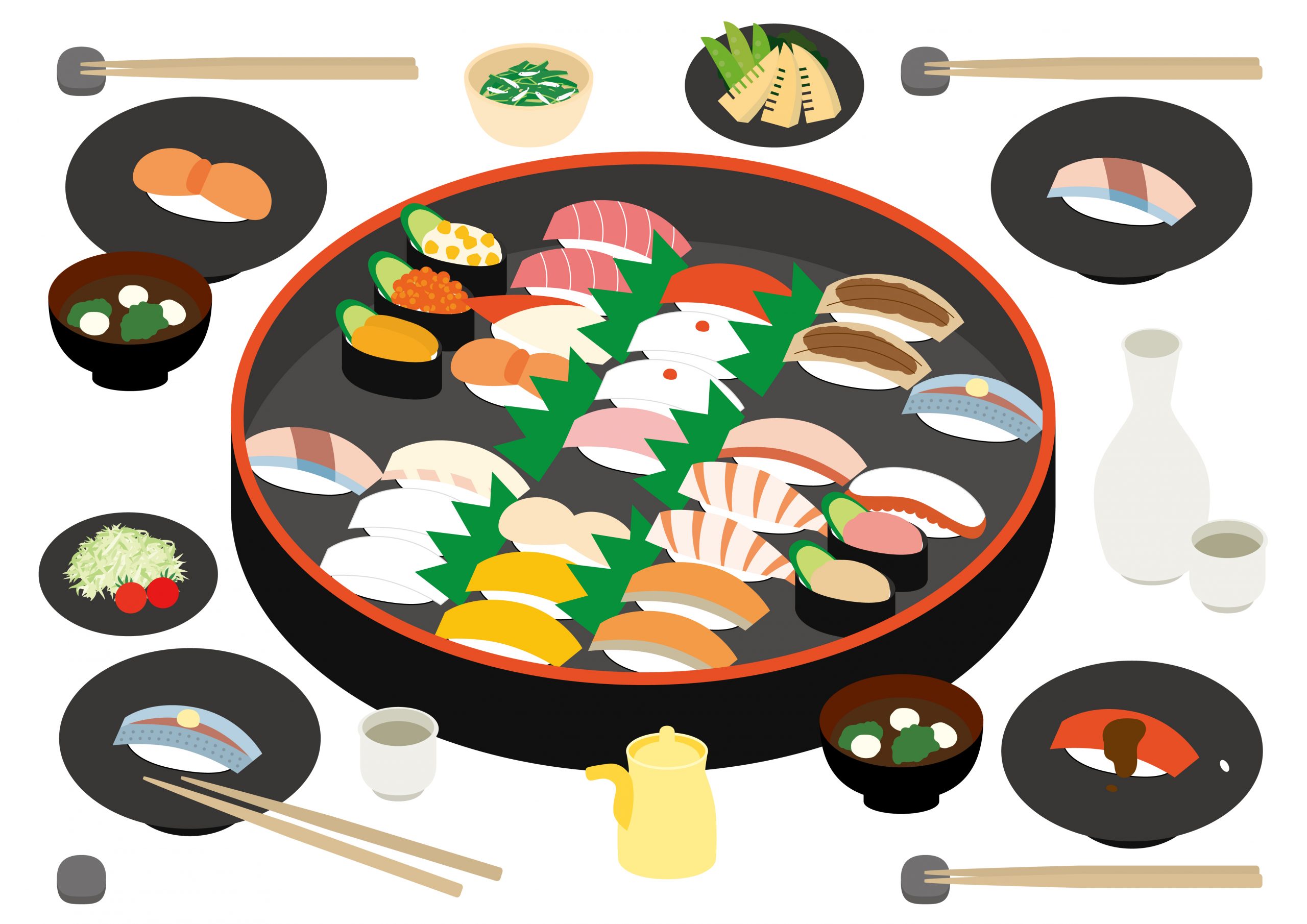 10+ Royalty Free Sushi Clipart for Download