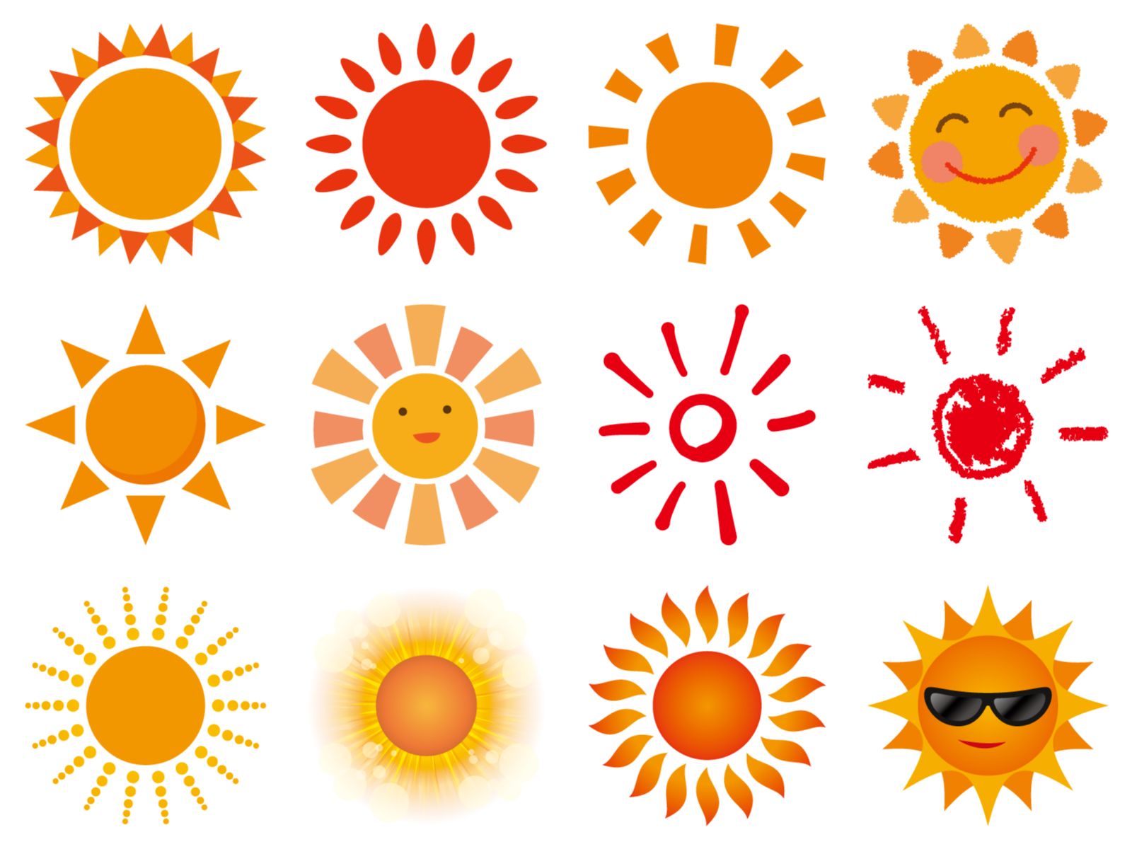 10+ Royalty free sun clipart for download