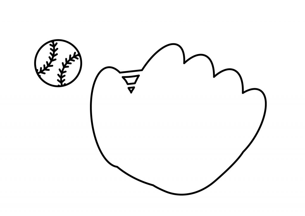 Baseball Outline Clip Art
