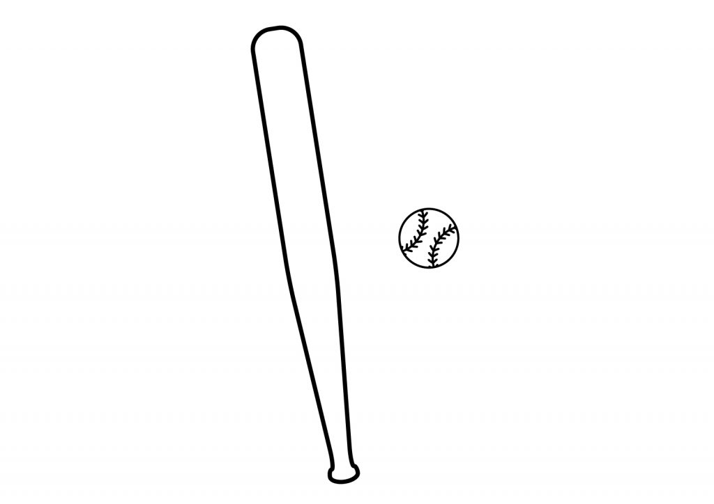 Baseball Outline Clip Art