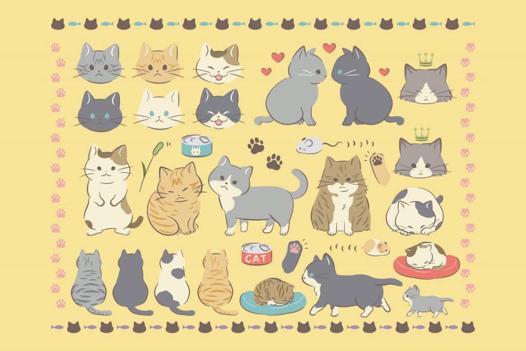 cute cat clipart