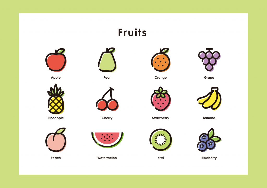 fruit icons illustAC