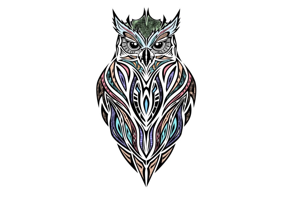 tattoo owl clipart illustAC