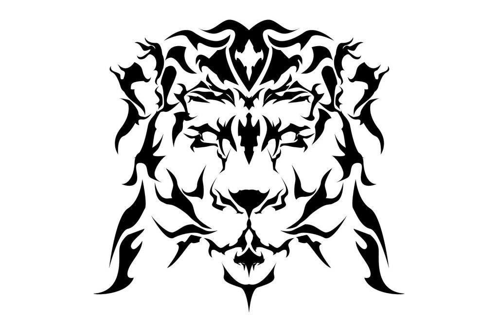tiger tattoo clipart illustAC
