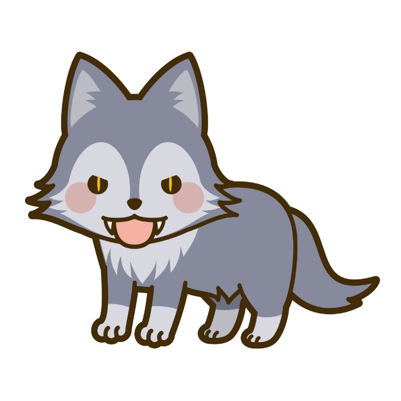 wolf clipart 2