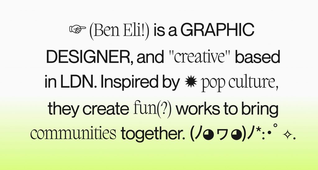 Graphic Design Portfolio Ben Eli