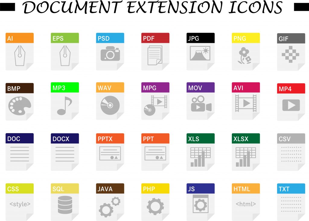 file formats