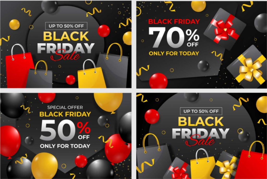 Black Friday Freebie: 5 Types of Free Sale-off Vectors to Download on illustAC