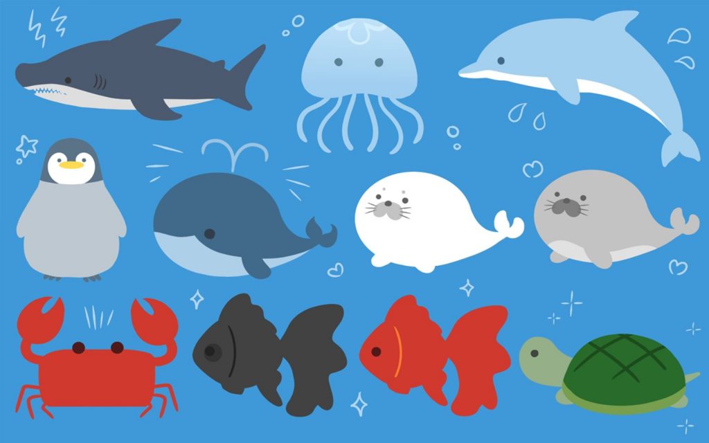 10+ Royalty Free Sea Animals Clipart for Eye-catching Designs