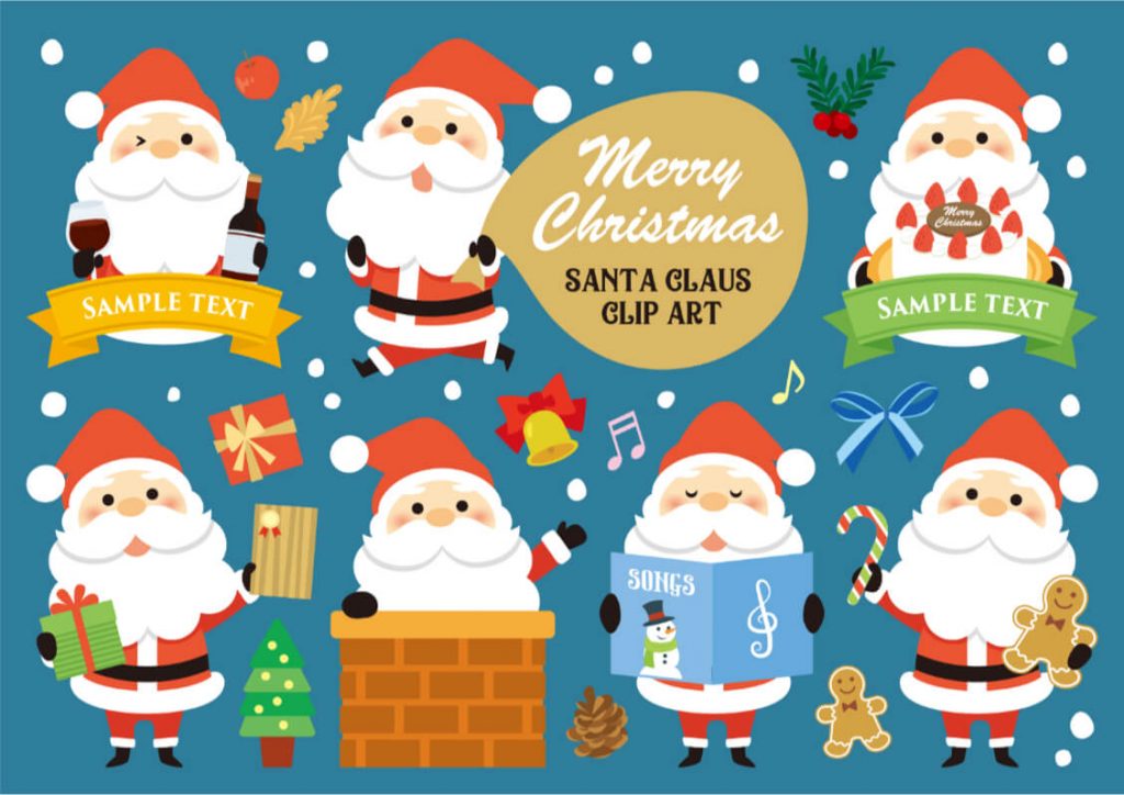 8 Fantastic Ideas to Create Christmas Designs with Free Christmas Character Clipart