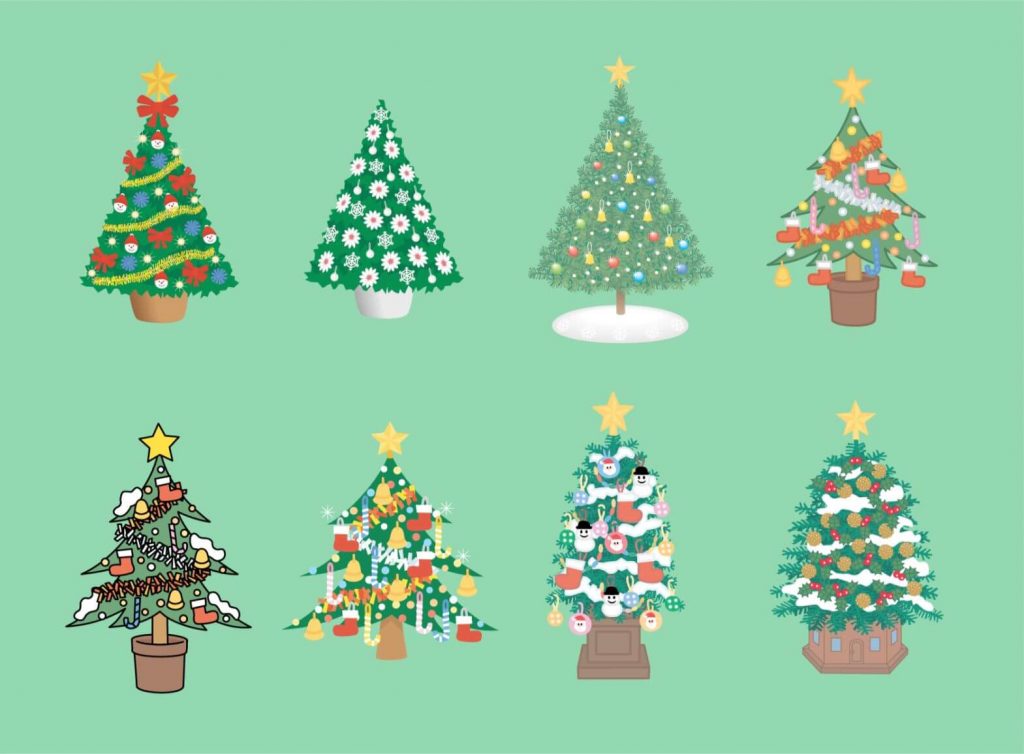 Merry Christmas and Happy New Year 2022: Download Free Christmas Illustrations and Vectors on illustAC