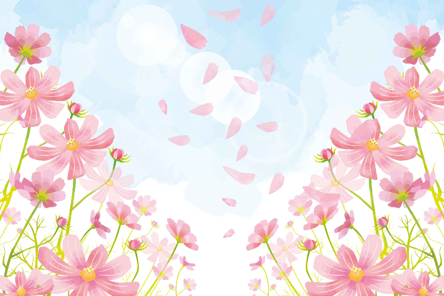 cartoon flower illustrations illustAC background