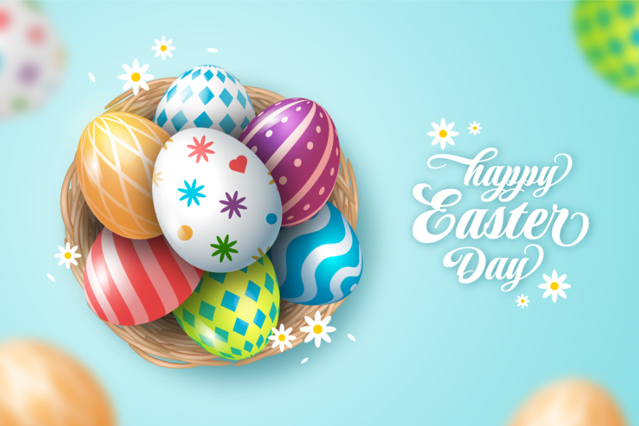 easter banner and background illustAC