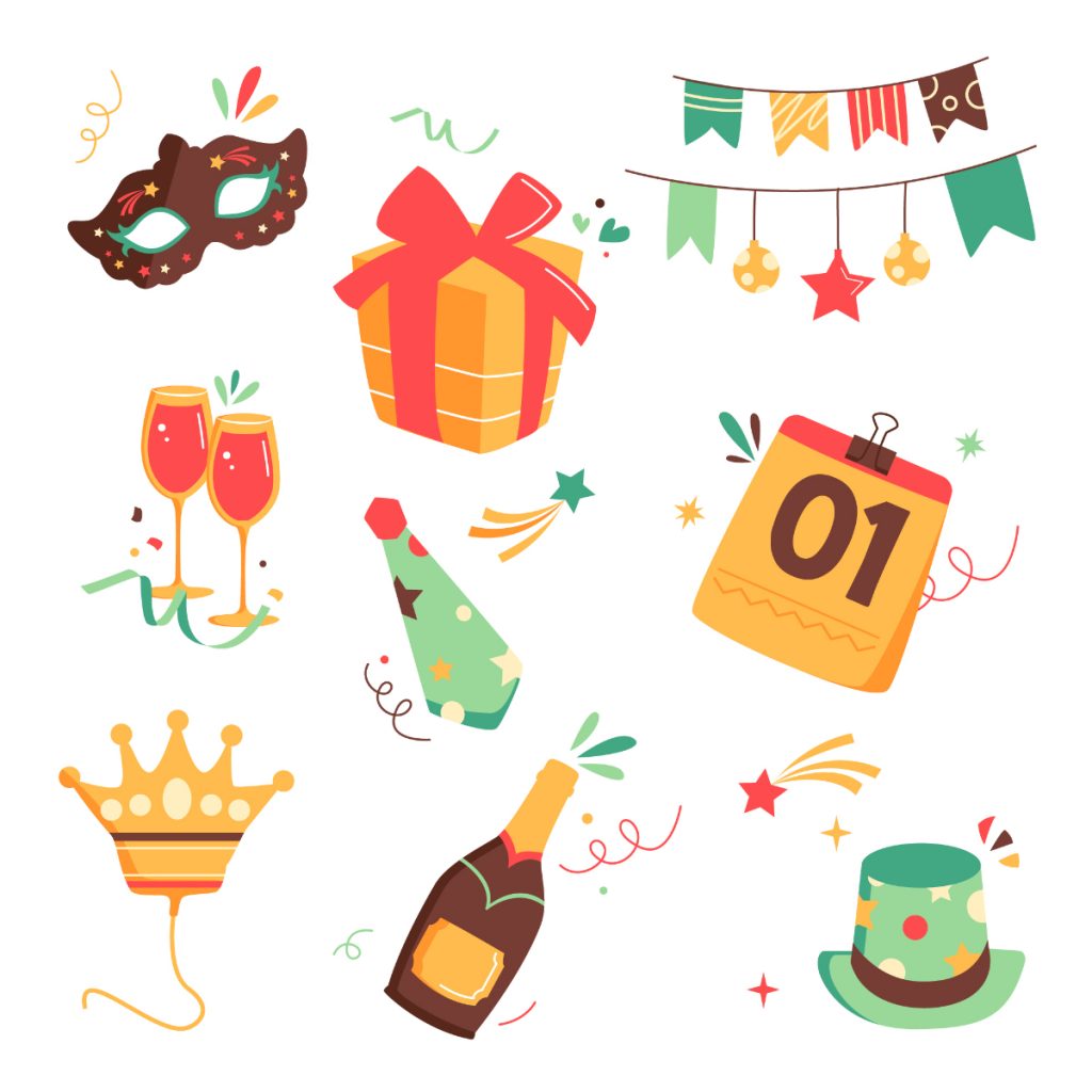 new year freebie new year clipart party time
