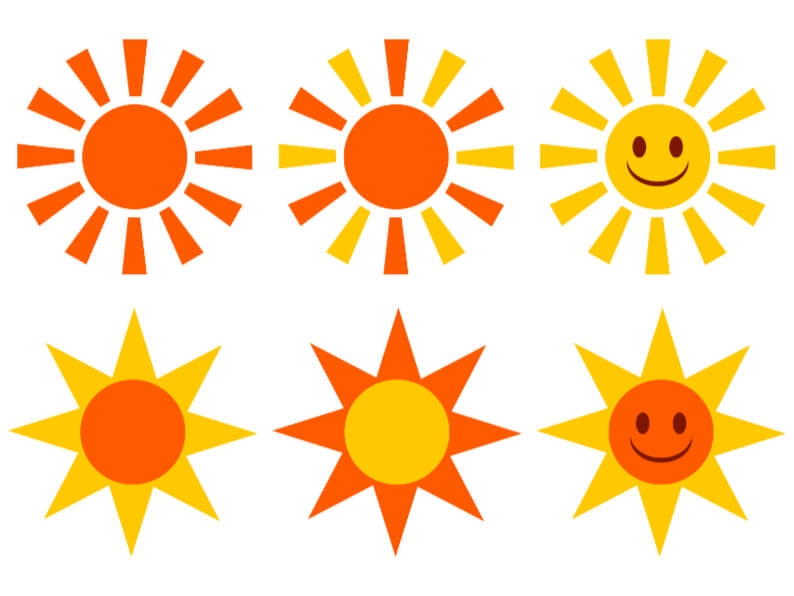 10+ Royalty free sun clipart for download