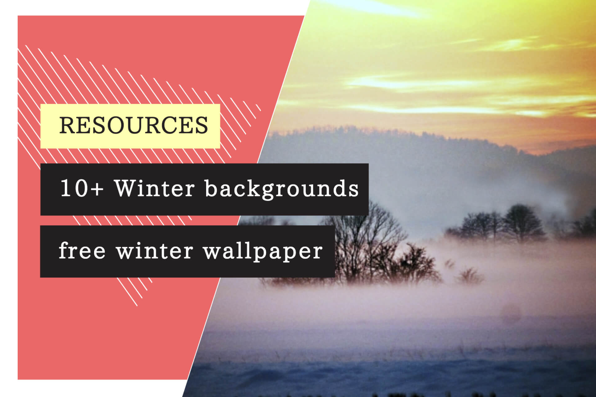 Graphic freebies: 10+ Winter backgrounds and free winter wallpaper for free download